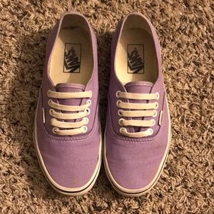 Lilac Vans | Size 8